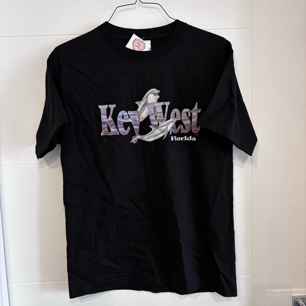 Alstyle Black Key West Graphic Tee